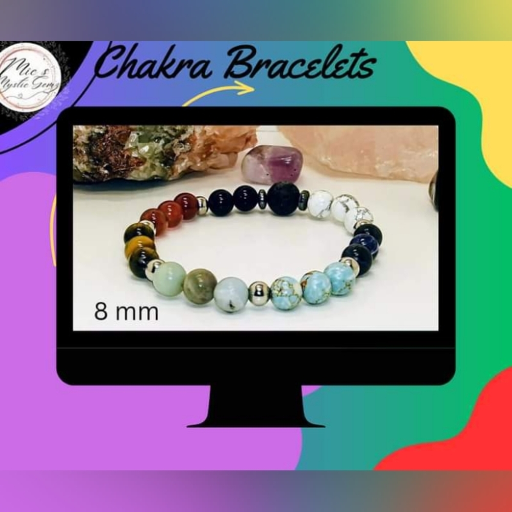 🪷 Seven Charka bracelet